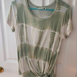 Green Tie-Dye Tee